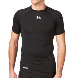 UA Men’s Heat Gear Compression T-shirt Black
